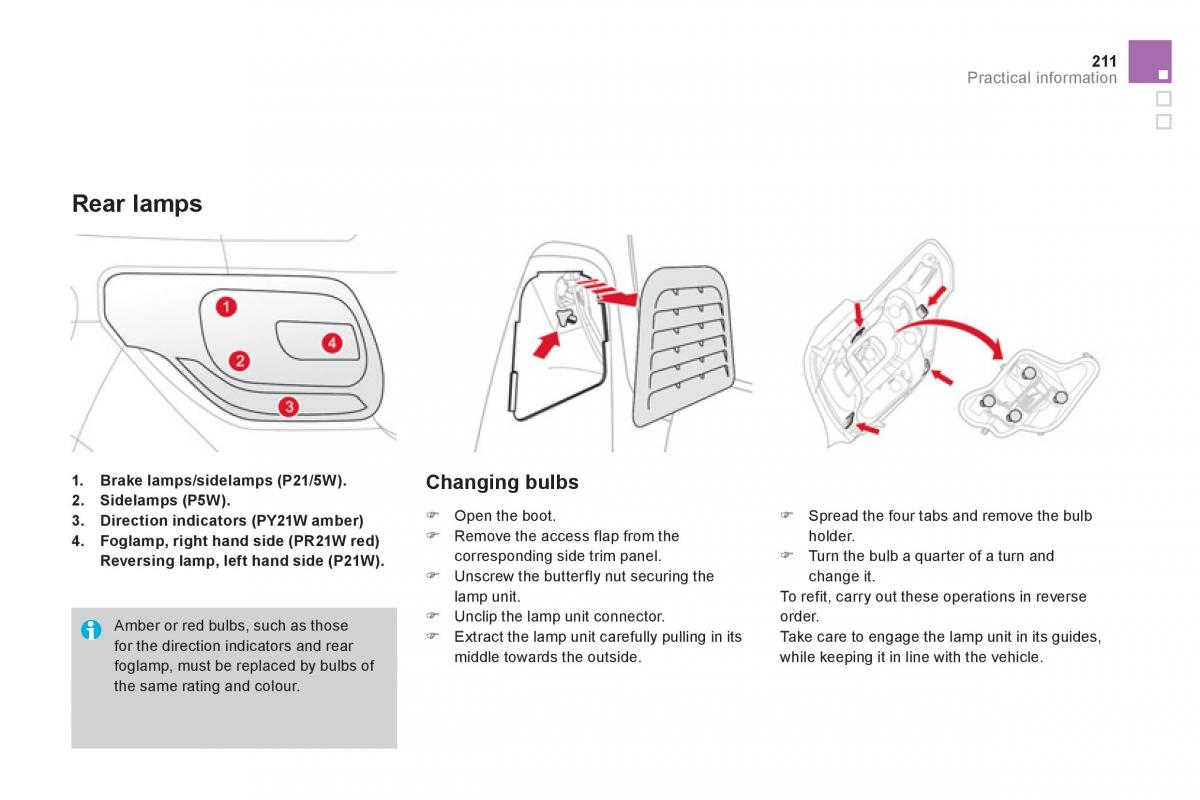 Citroen DS3 owners manual / page 213