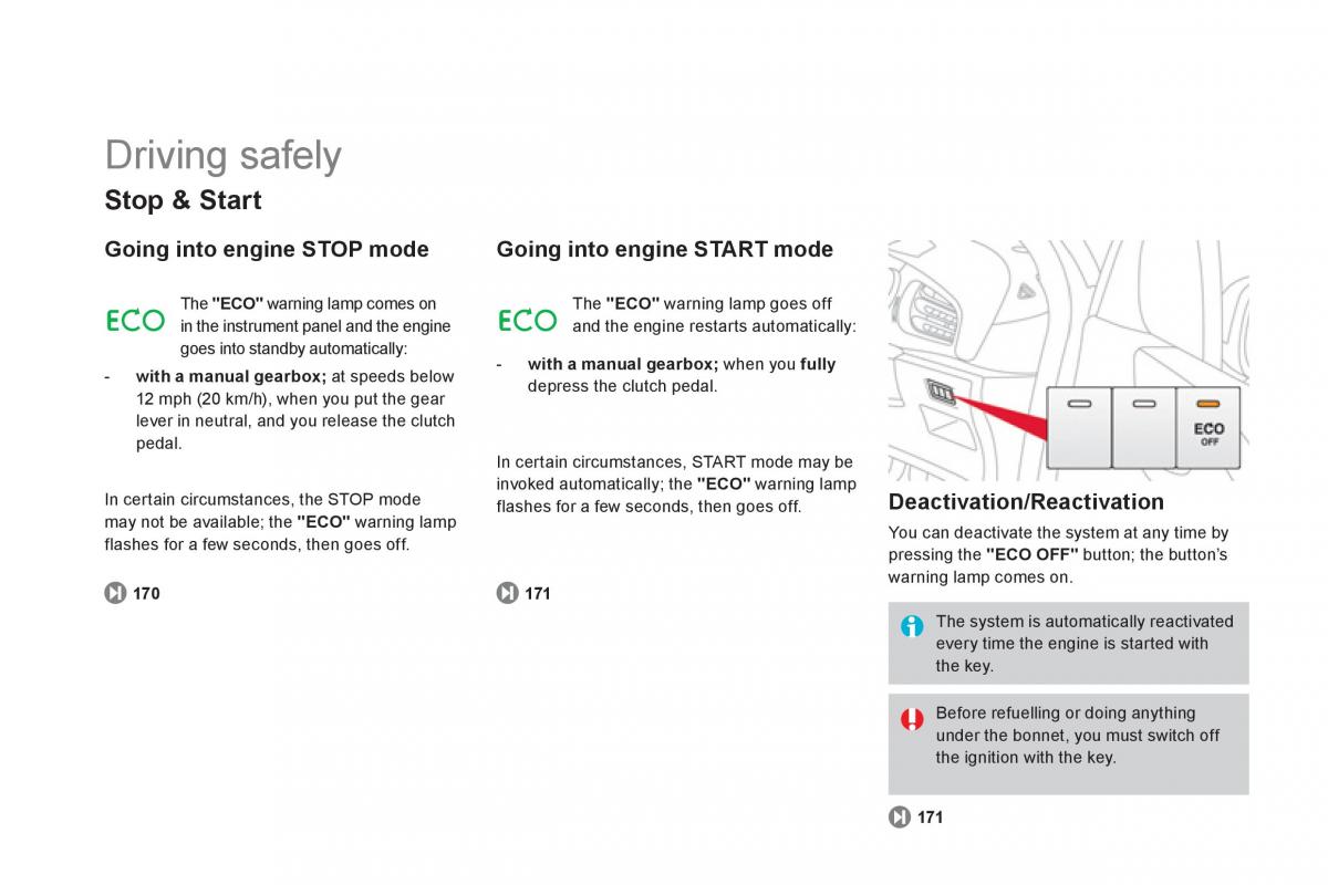 Citroen DS3 owners manual / page 22