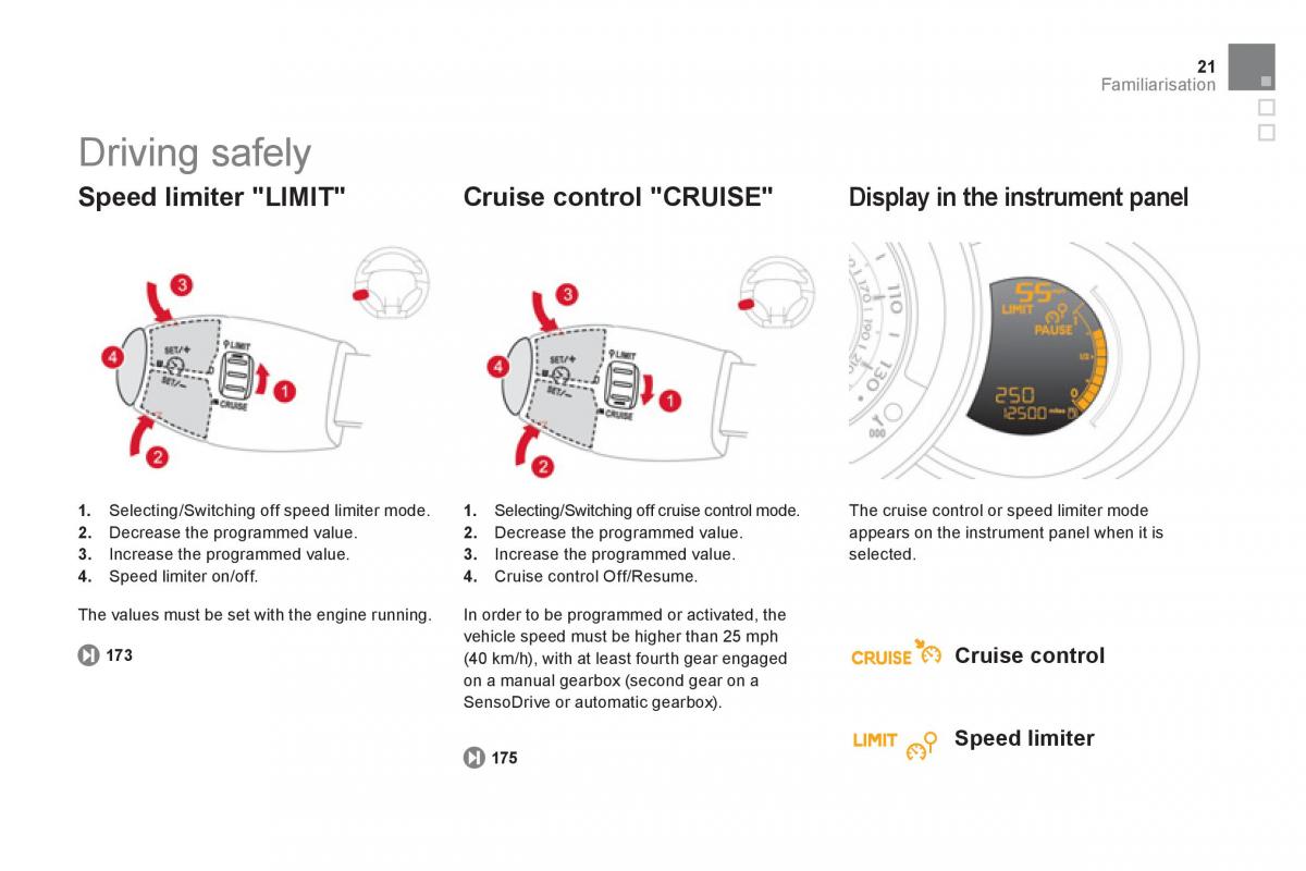 Citroen DS3 owners manual / page 23