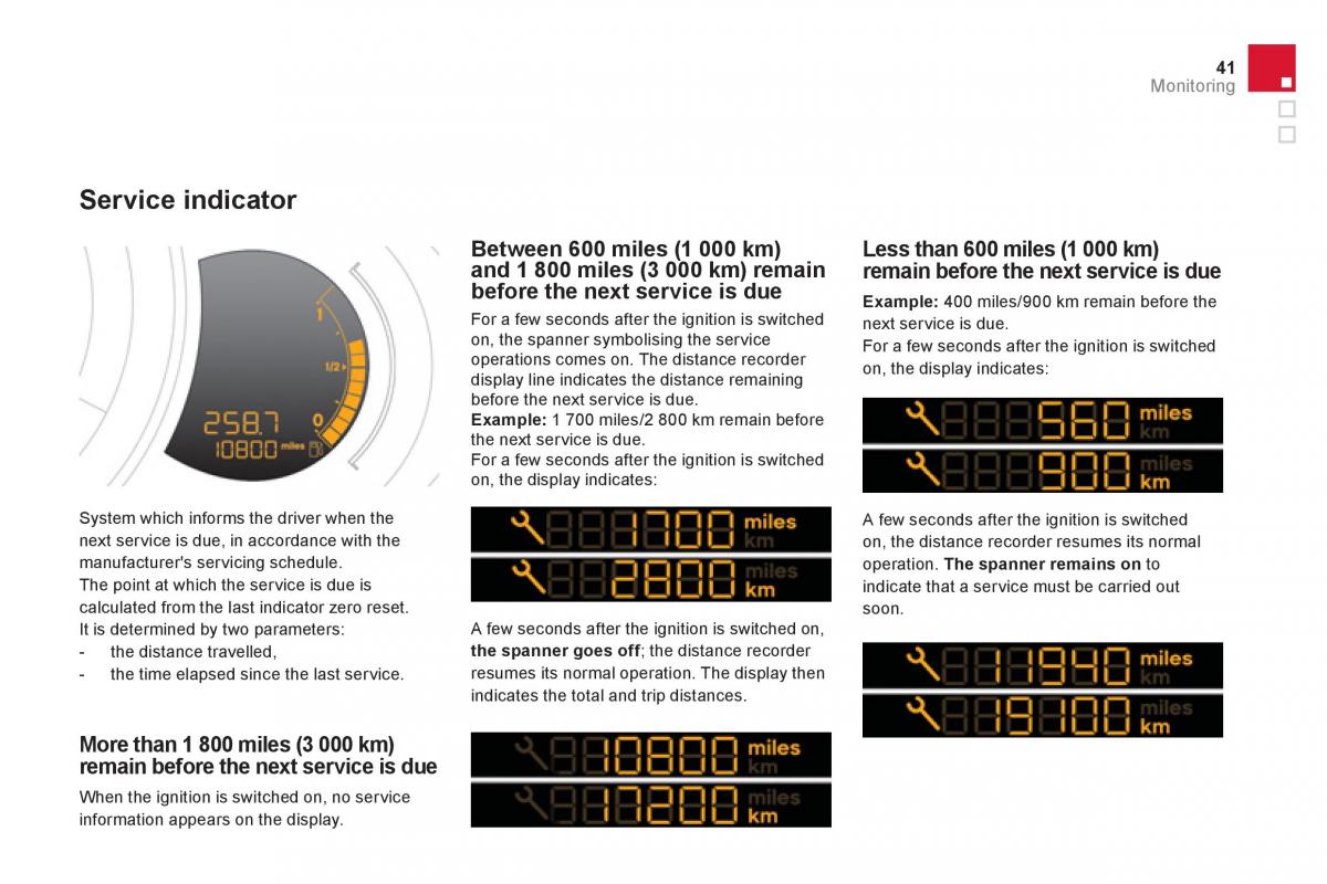 Citroen DS3 owners manual / page 43