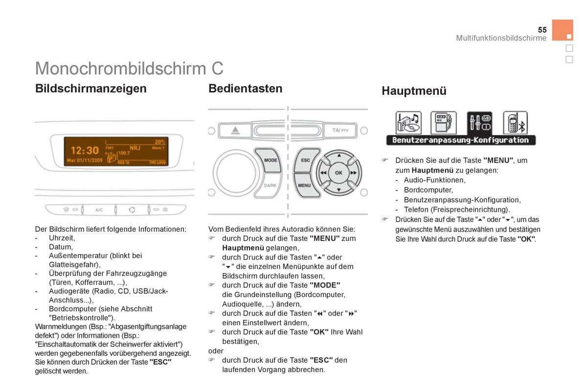 Citroen DS3 owners manual Handbuch / page 57