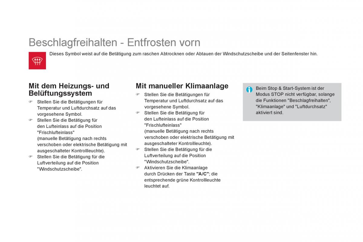 Citroen DS3 owners manual Handbuch / page 72