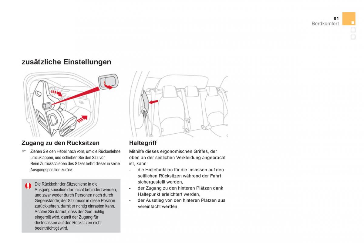 Citroen DS3 owners manual Handbuch / page 83