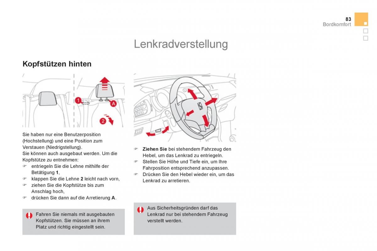 Citroen DS3 owners manual Handbuch / page 85