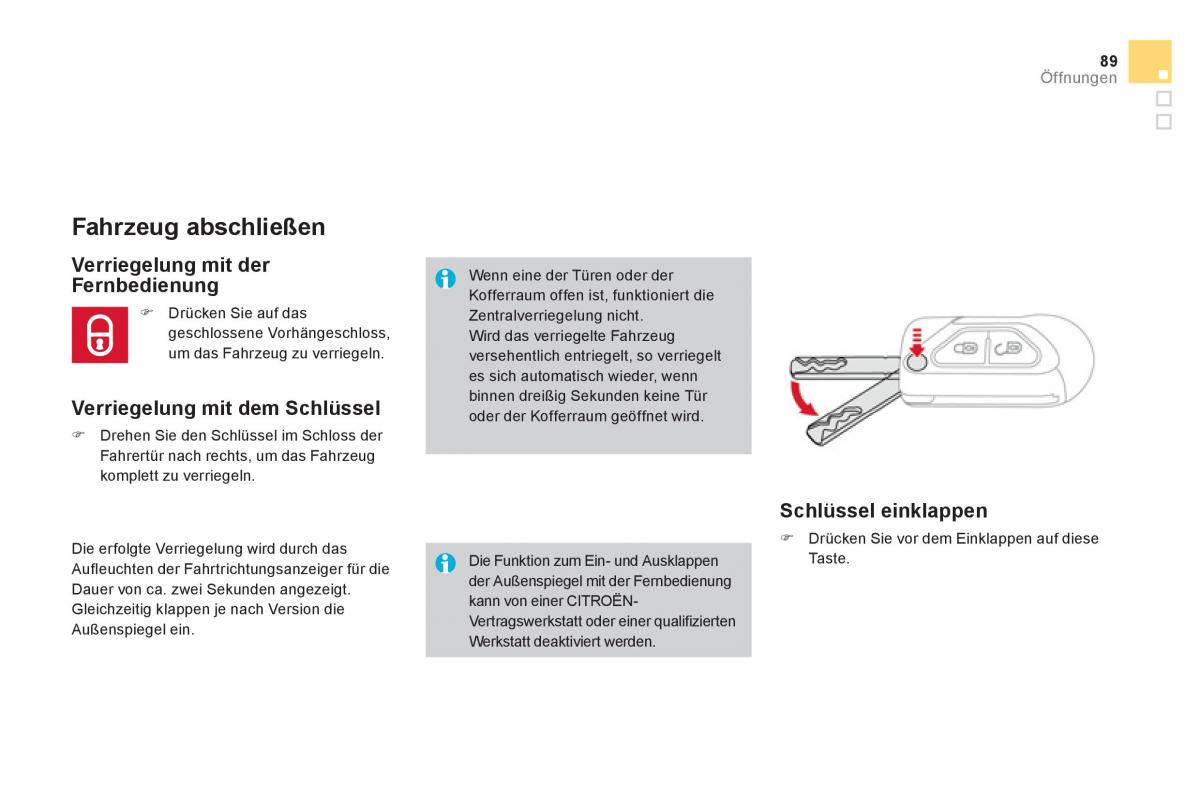 Citroen DS3 owners manual Handbuch / page 91