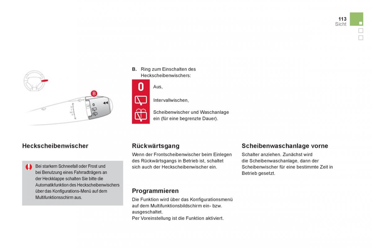 Citroen DS3 owners manual Handbuch / page 115