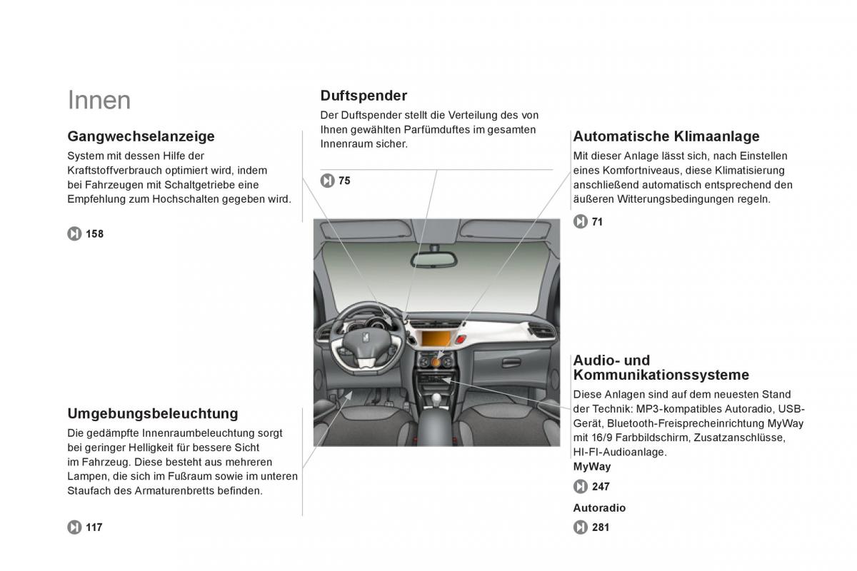 Citroen DS3 owners manual Handbuch / page 12