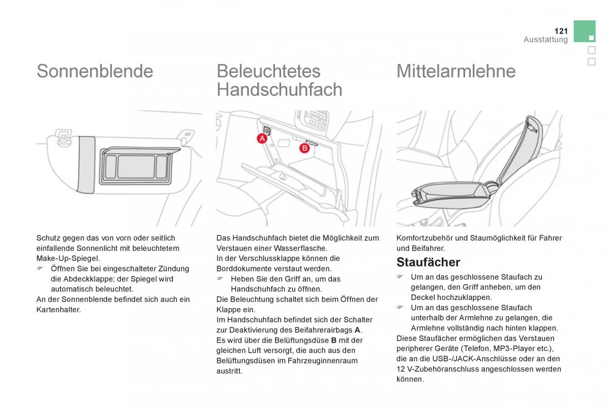 Citroen DS3 owners manual Handbuch / page 123