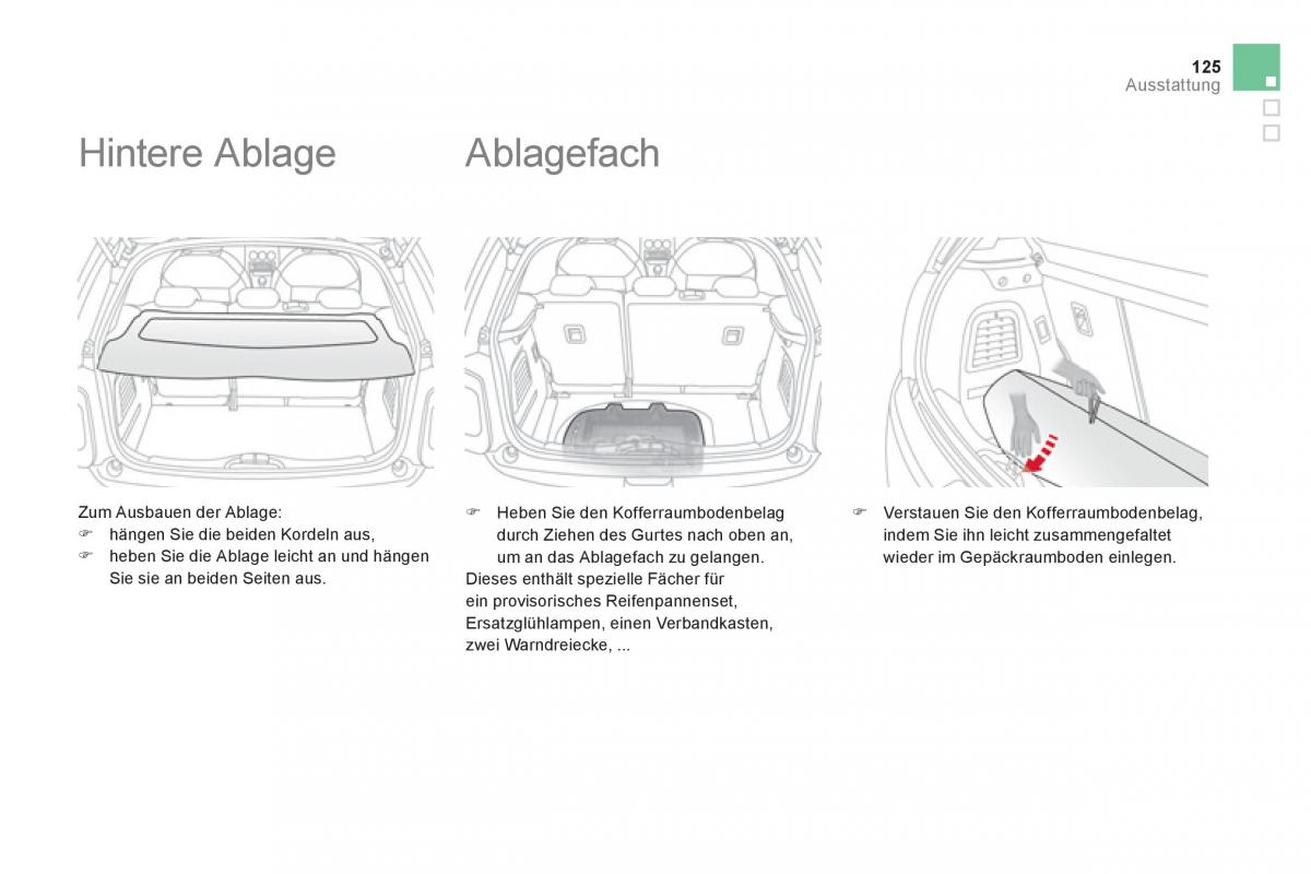 Citroen DS3 owners manual Handbuch / page 127