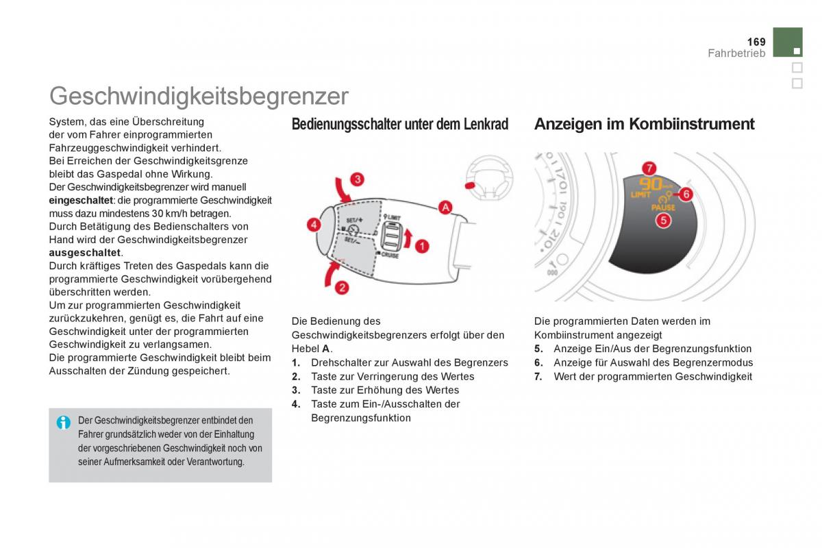 Citroen DS3 owners manual Handbuch / page 171