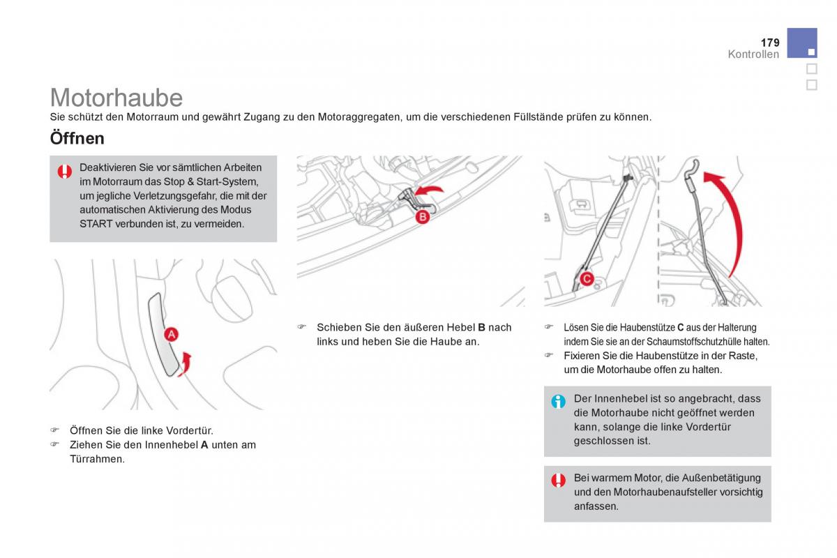 Citroen DS3 owners manual Handbuch / page 181