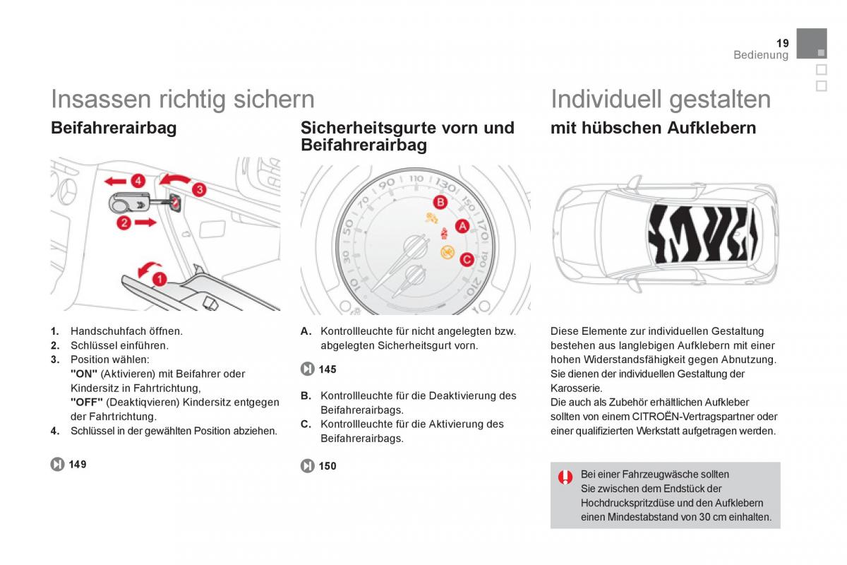 Citroen DS3 owners manual Handbuch / page 21