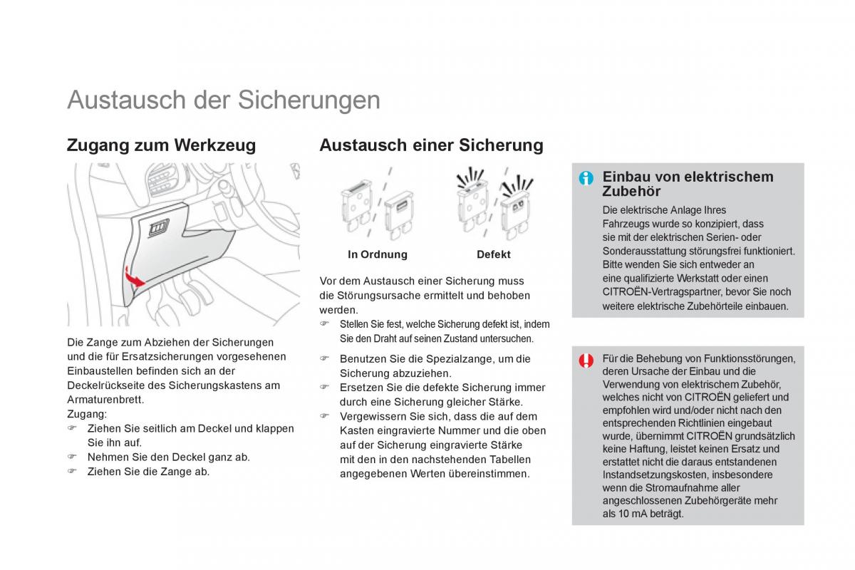 Citroen DS3 owners manual Handbuch / page 212