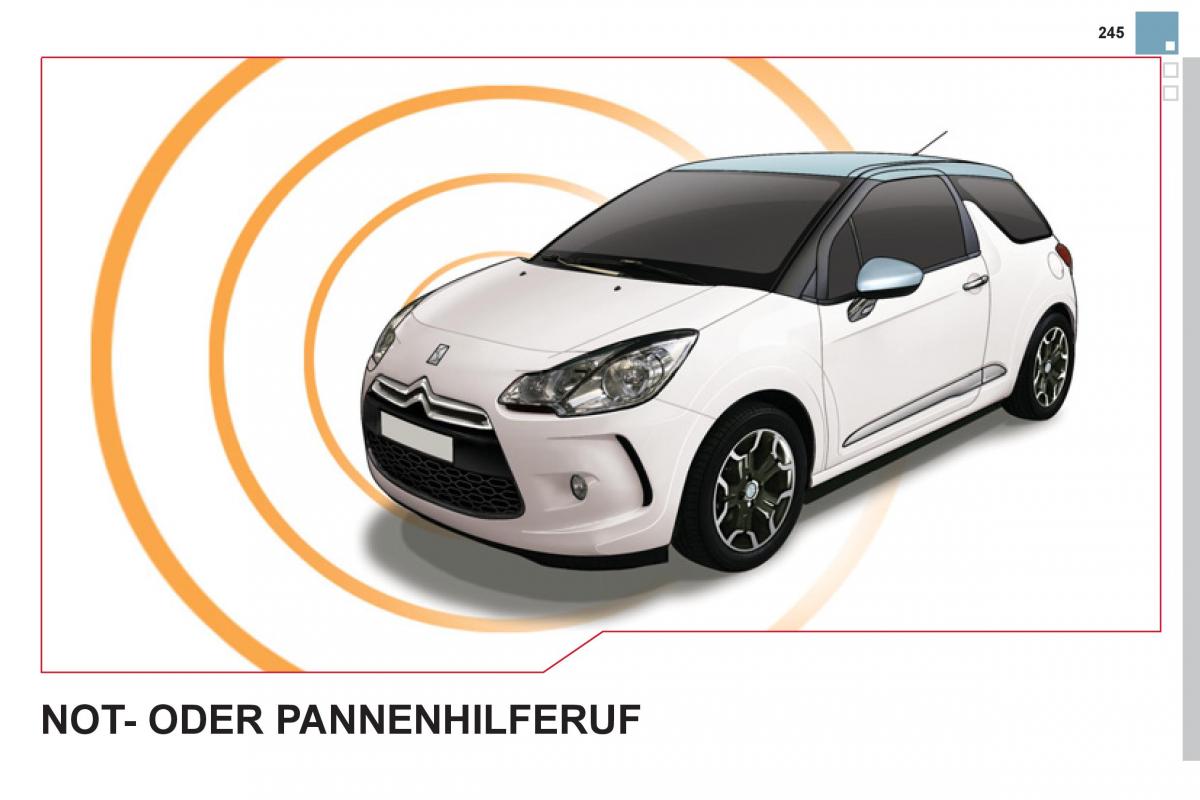 Citroen DS3 owners manual Handbuch / page 247