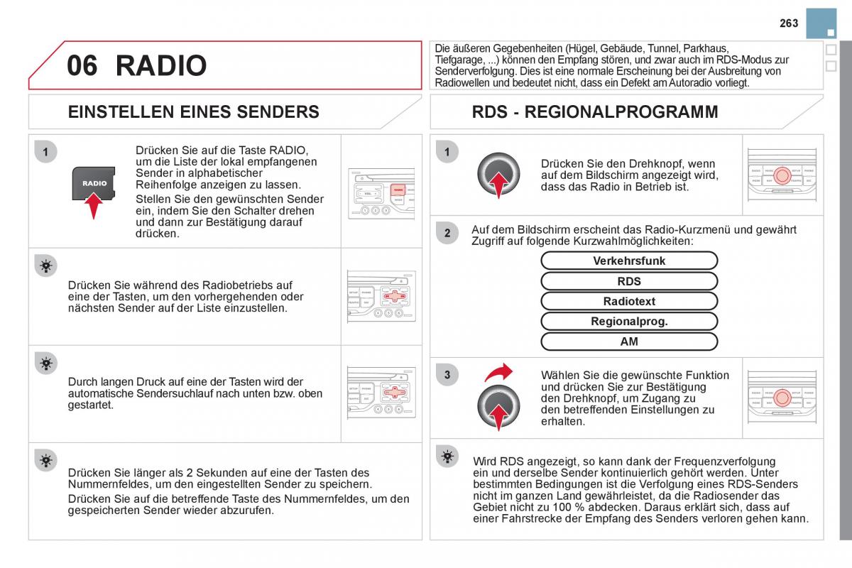 Citroen DS3 owners manual Handbuch / page 265