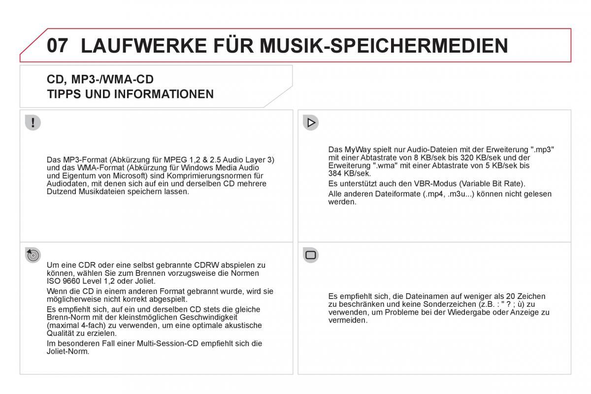 Citroen DS3 owners manual Handbuch / page 266