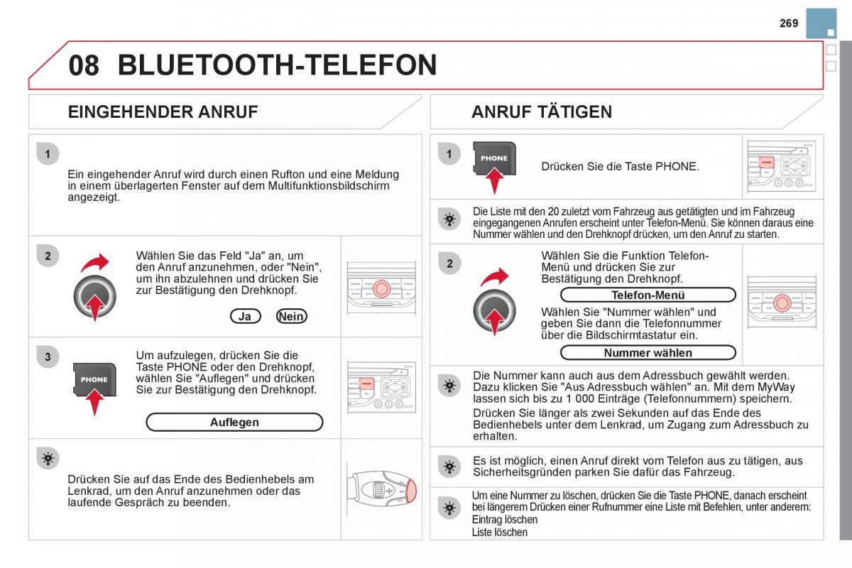 Citroen DS3 owners manual Handbuch / page 271