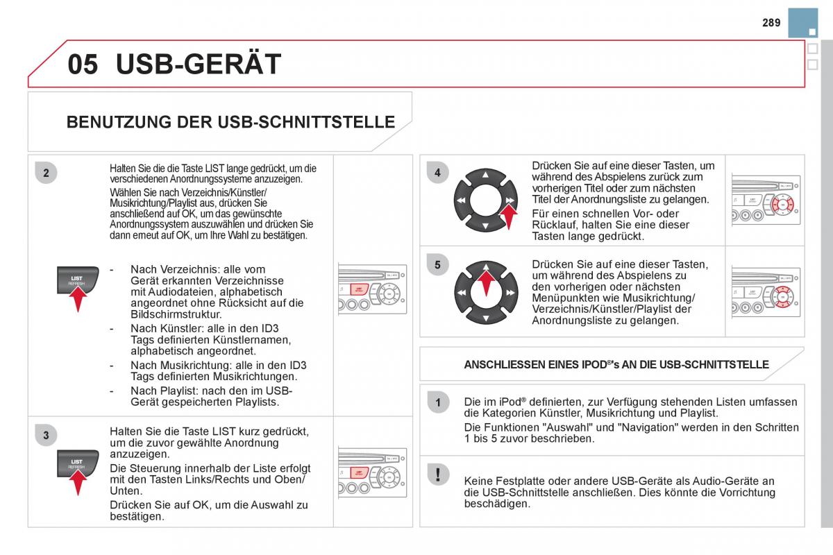 Citroen DS3 owners manual Handbuch / page 291