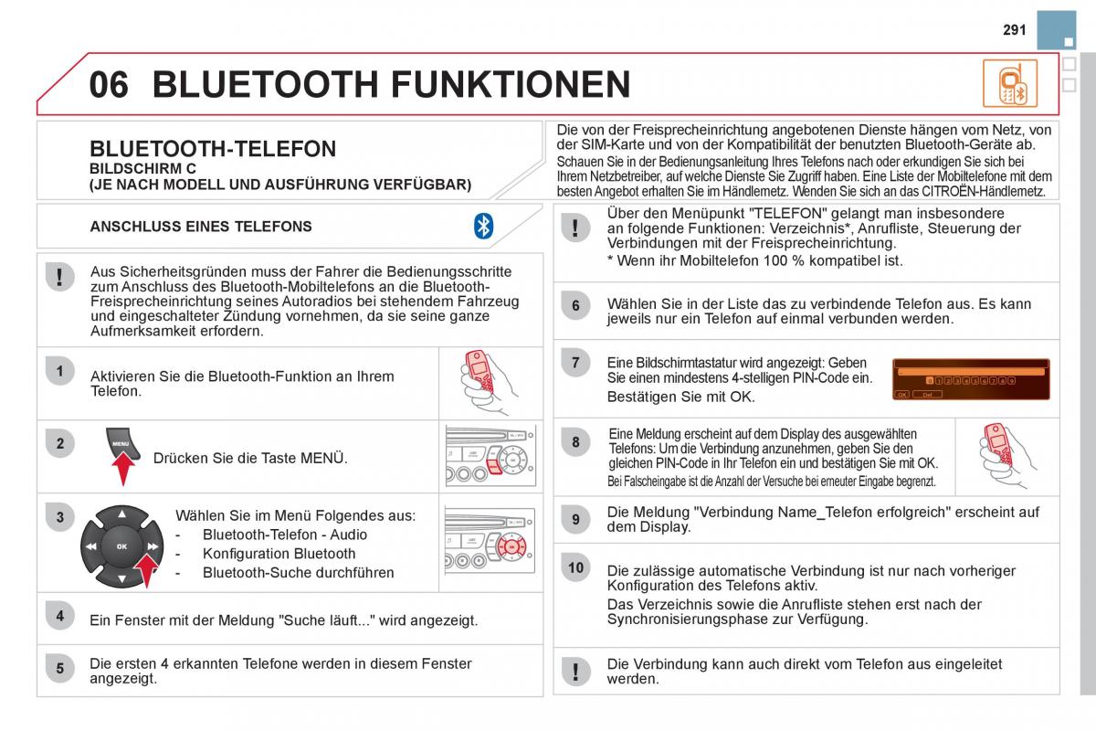 Citroen DS3 owners manual Handbuch / page 293