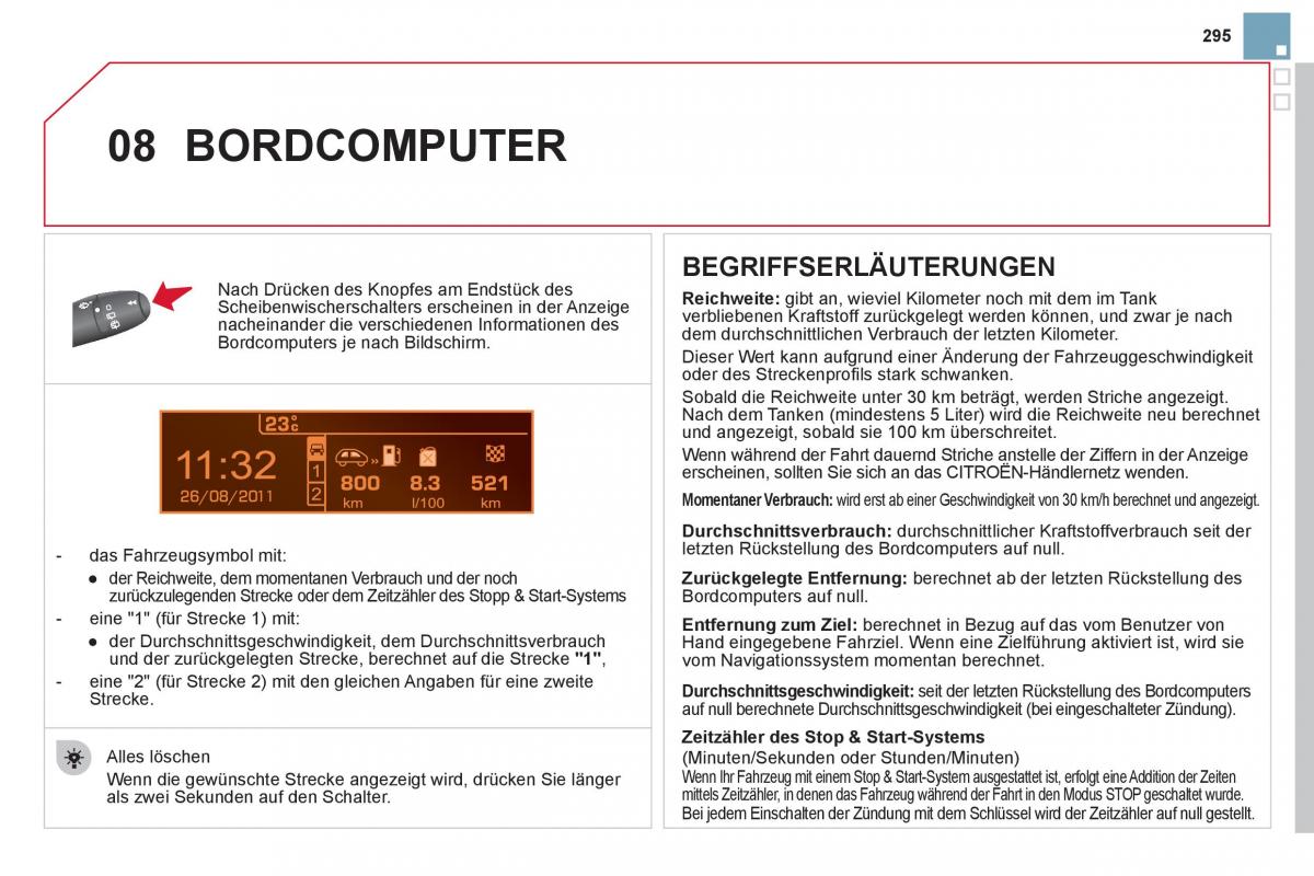 Citroen DS3 owners manual Handbuch / page 297