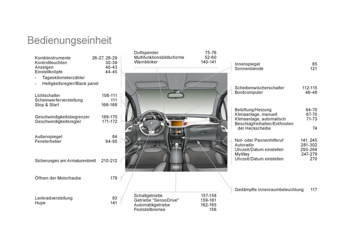 Citroen DS3 owners manual Handbuch / page 310