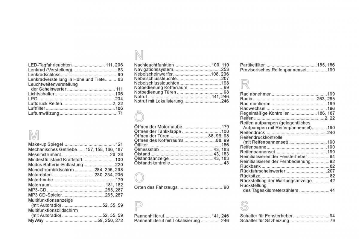 Citroen DS3 owners manual Handbuch / page 314