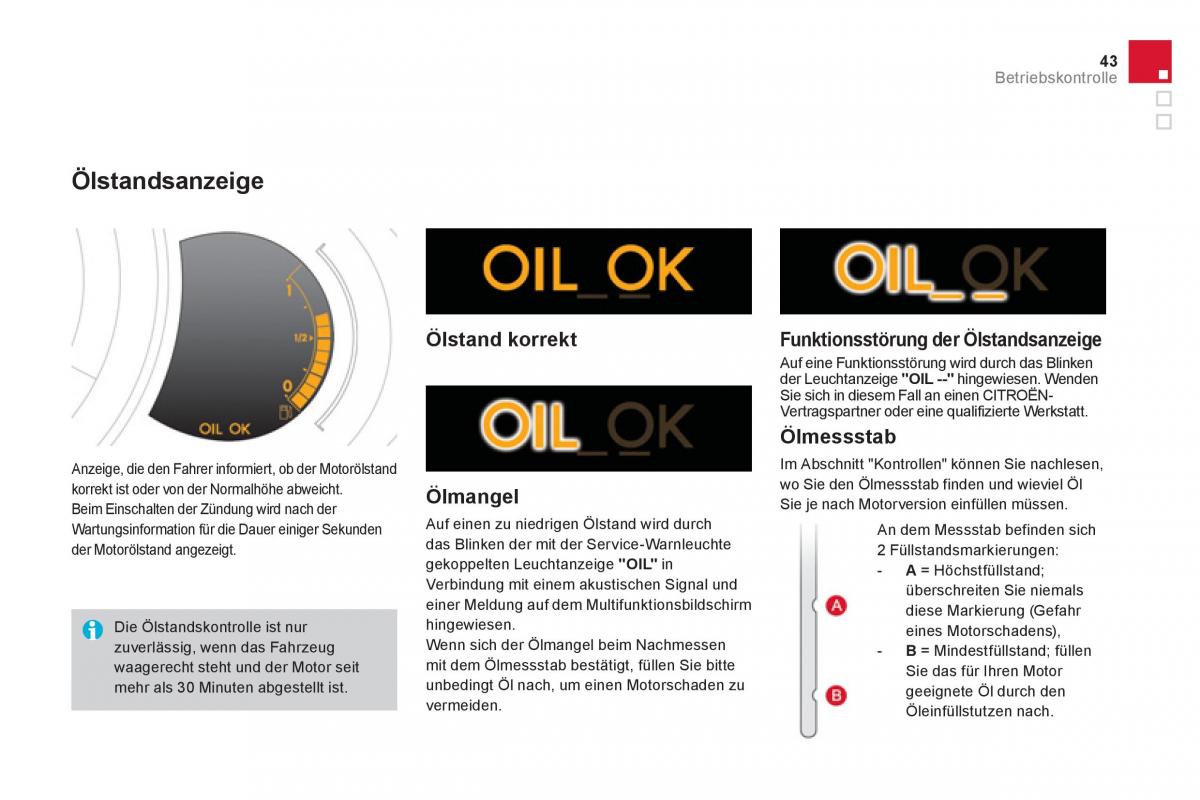 Citroen DS3 owners manual Handbuch / page 45