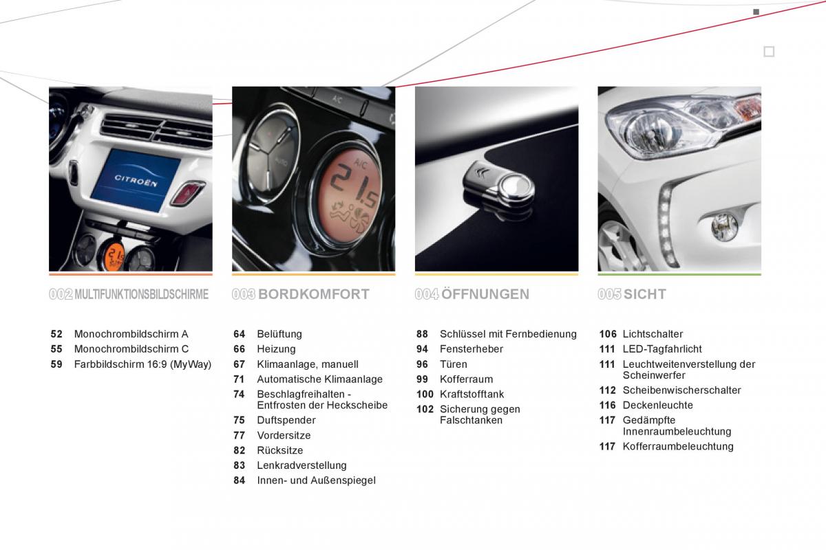 Citroen DS3 owners manual Handbuch / page 5