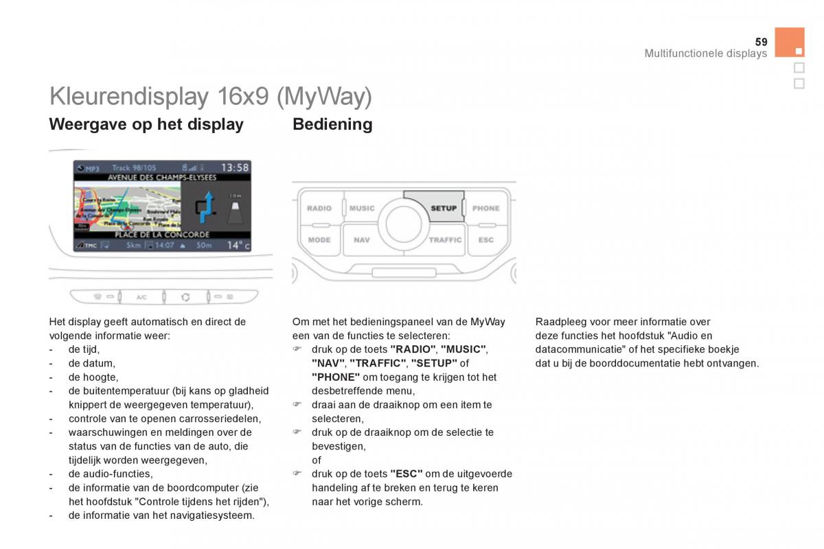 Citroen DS3 owners manual handleiding / page 61