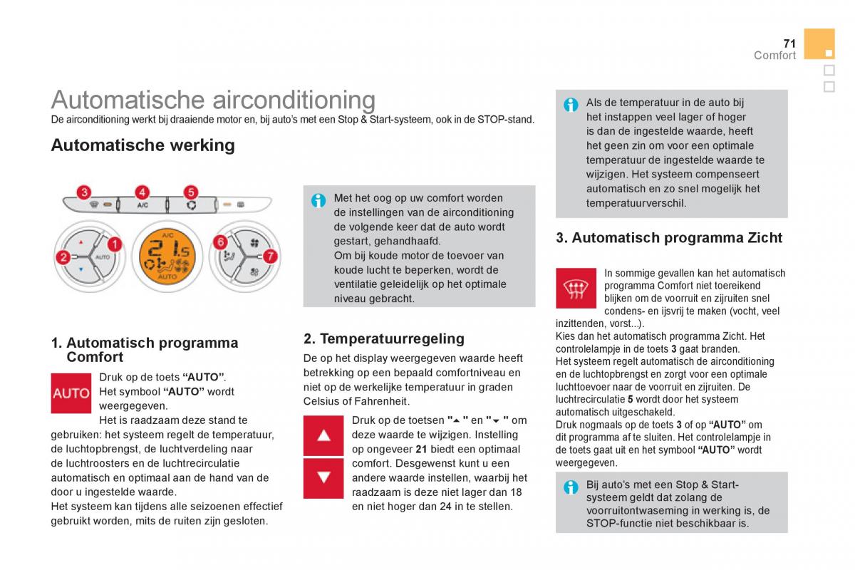 Citroen DS3 owners manual handleiding / page 73