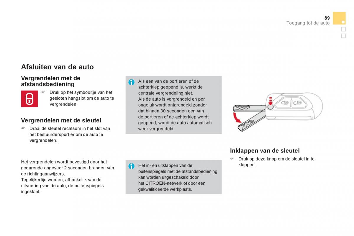 Citroen DS3 owners manual handleiding / page 91