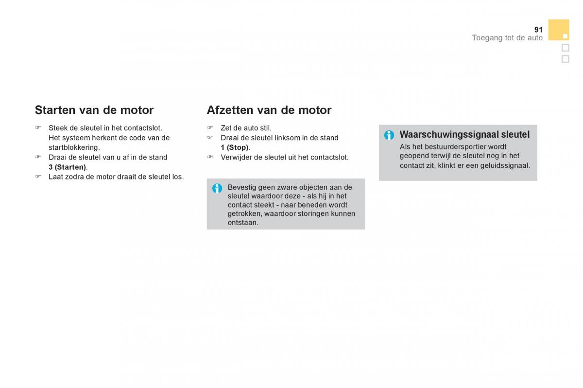 Citroen DS3 owners manual handleiding / page 93