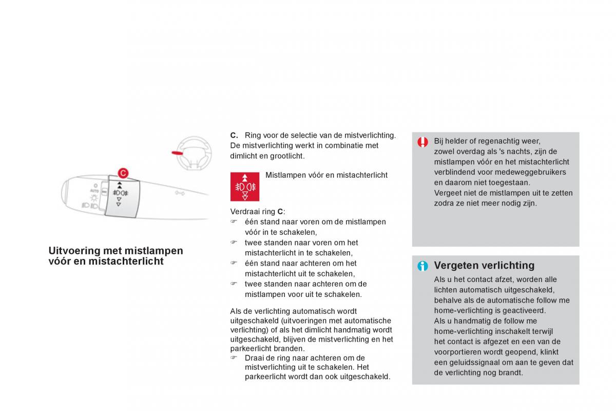 Citroen DS3 owners manual handleiding / page 110