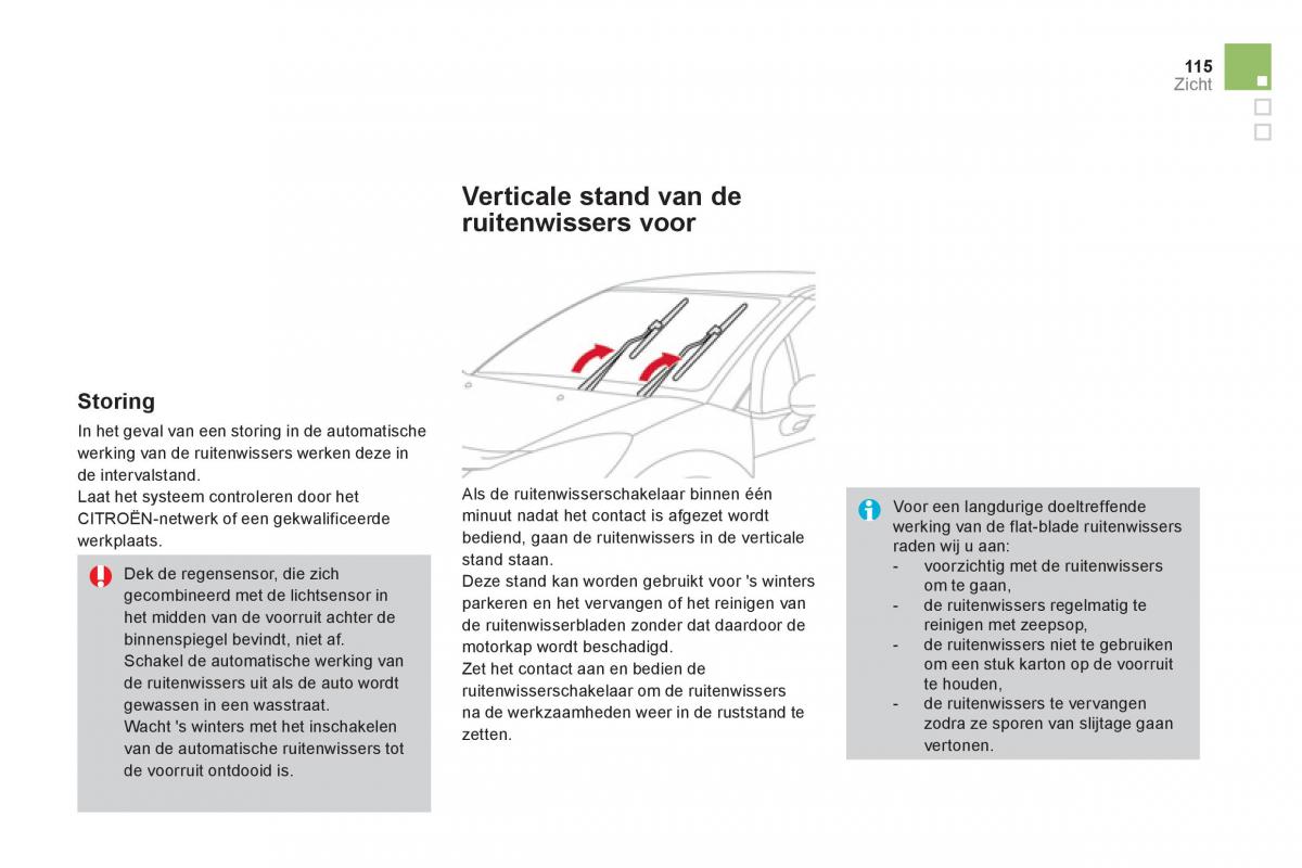 Citroen DS3 owners manual handleiding / page 117