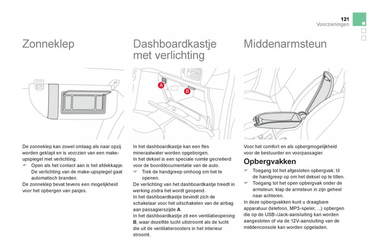 Citroen DS3 owners manual handleiding / page 123