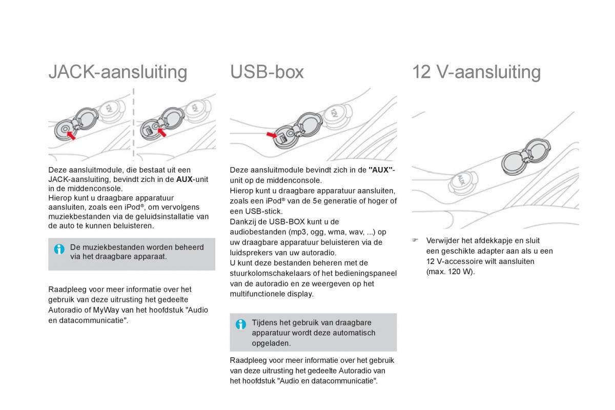 Citroen DS3 owners manual handleiding / page 124