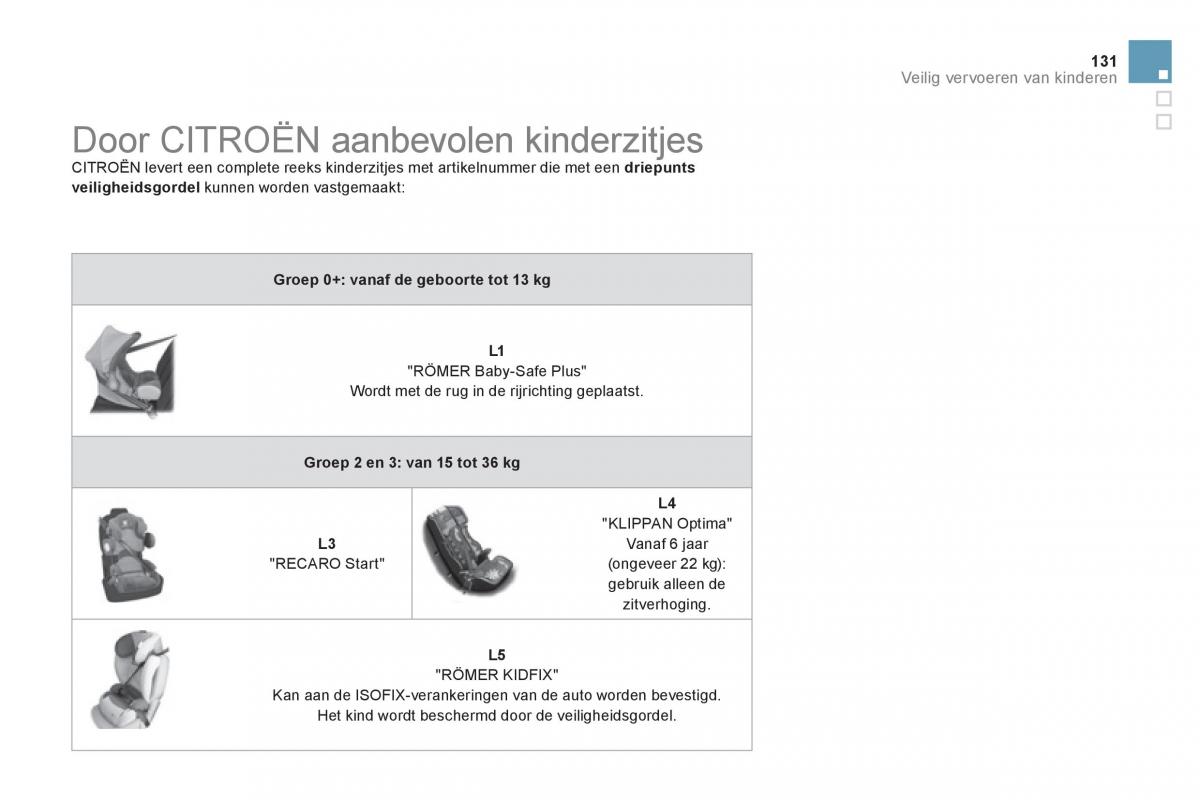 Citroen DS3 owners manual handleiding / page 133