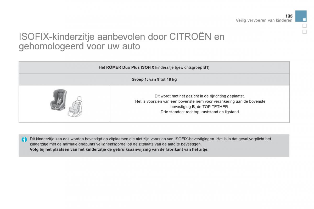 Citroen DS3 owners manual handleiding / page 137