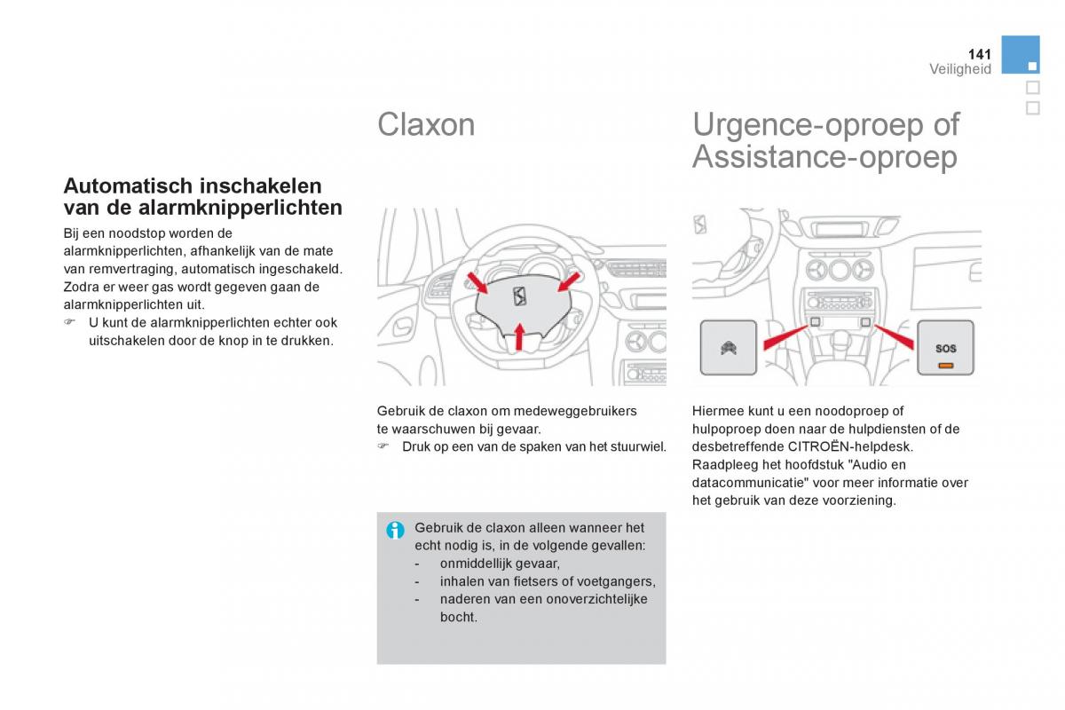 Citroen DS3 owners manual handleiding / page 143