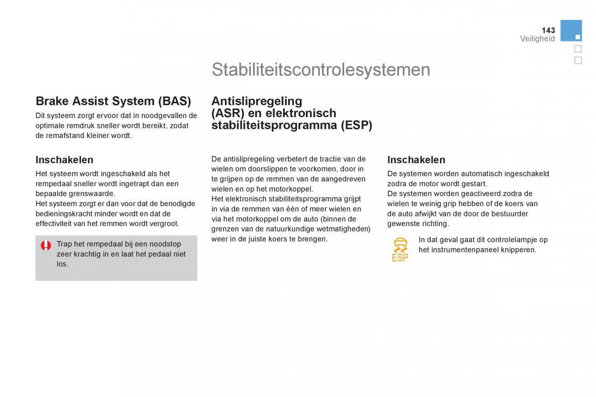 Citroen DS3 owners manual handleiding / page 145