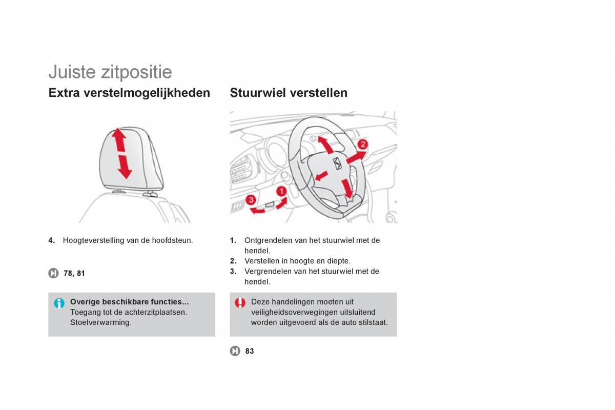 Citroen DS3 owners manual handleiding / page 16