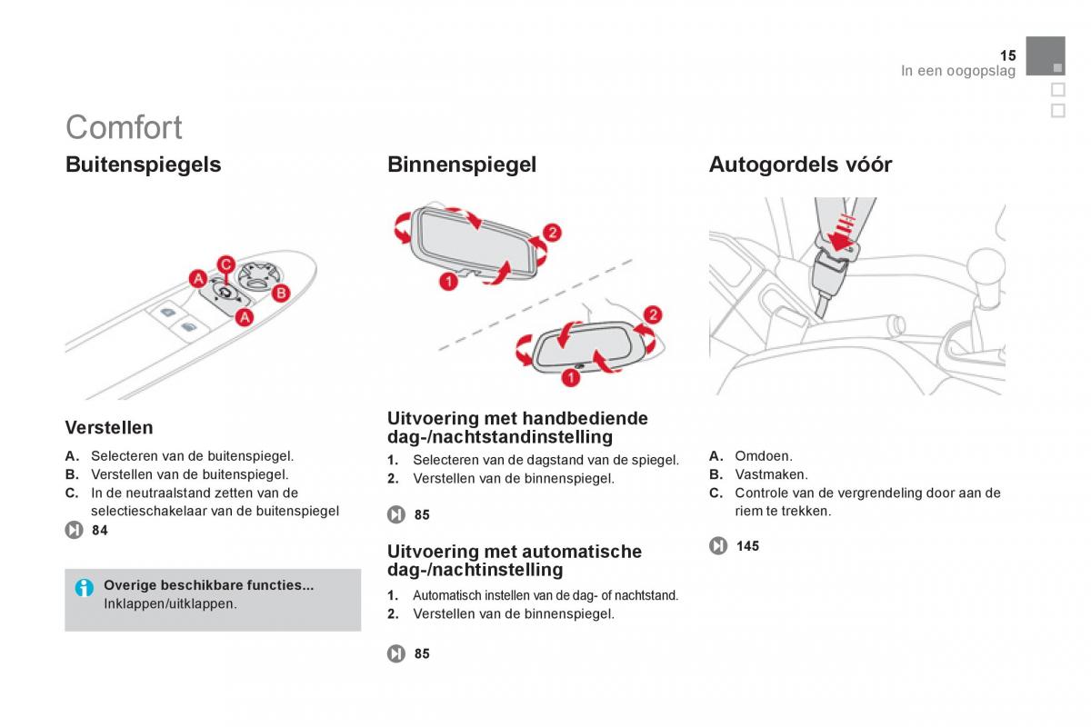 Citroen DS3 owners manual handleiding / page 17