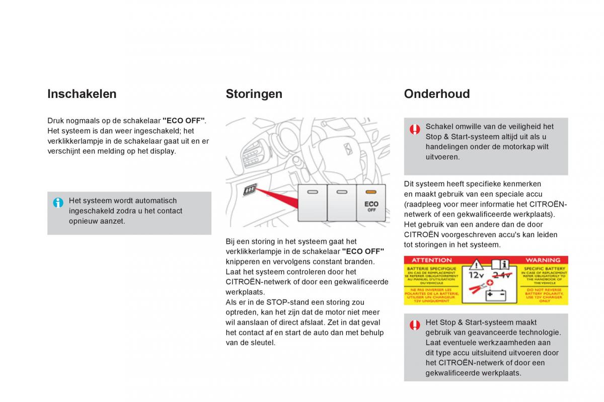 Citroen DS3 owners manual handleiding / page 170