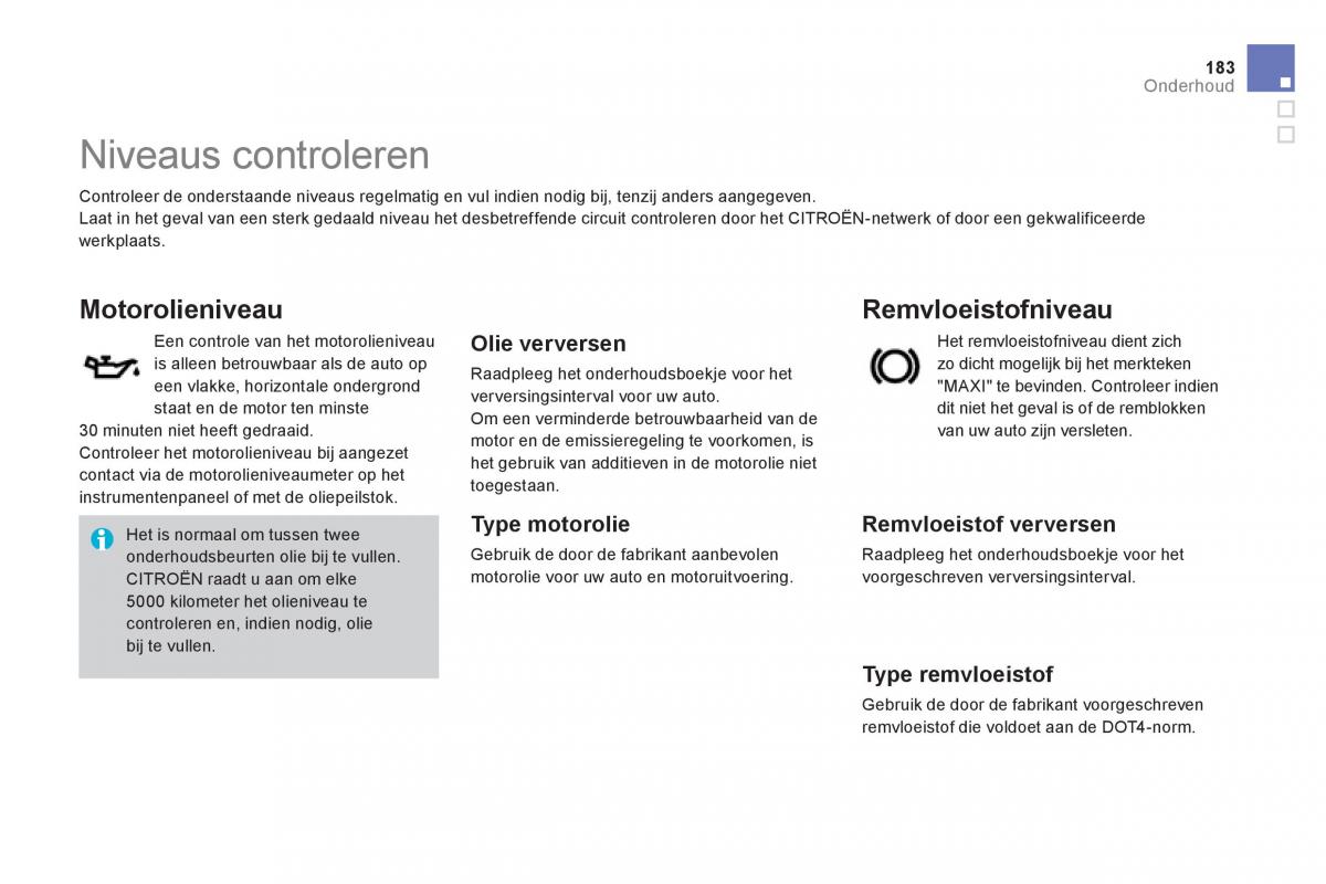 Citroen DS3 owners manual handleiding / page 185