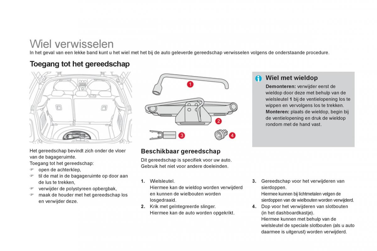 Citroen DS3 owners manual handleiding / page 198