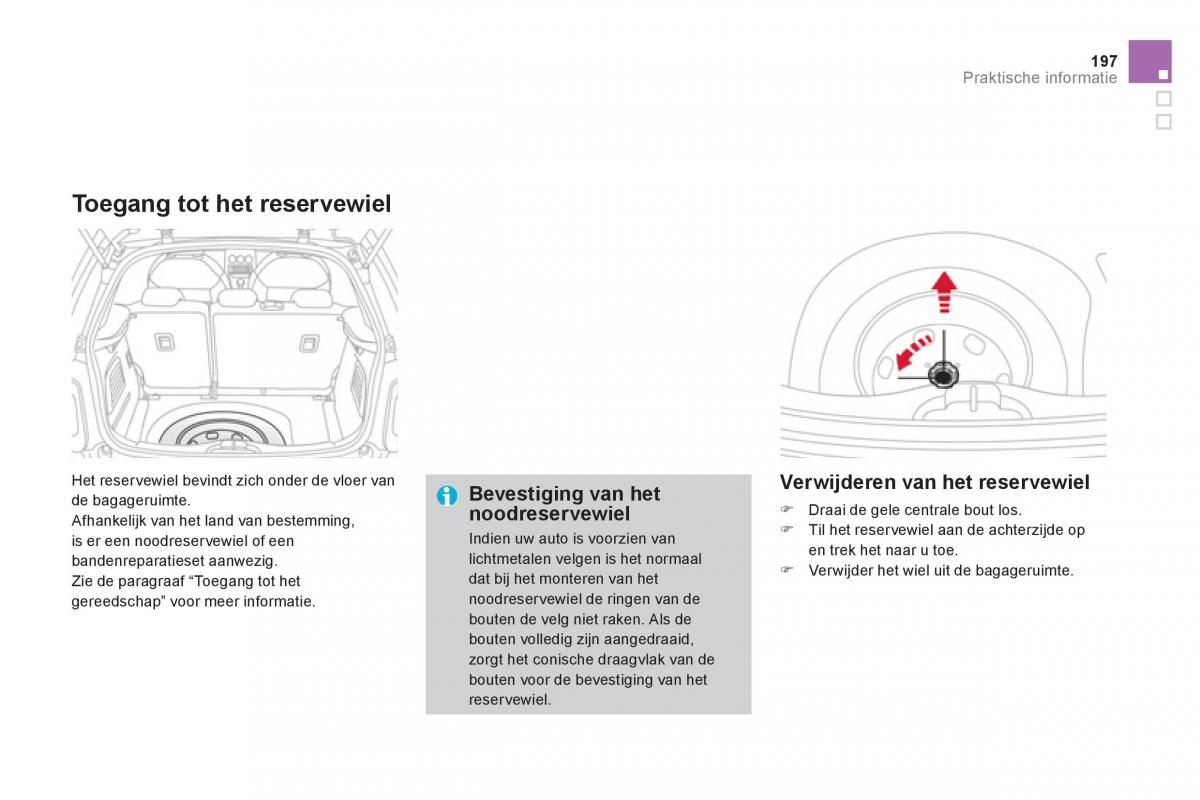 Citroen DS3 owners manual handleiding / page 199