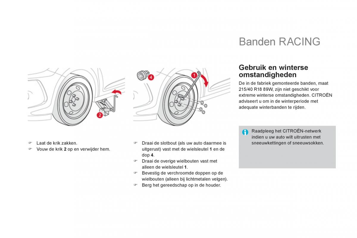 Citroen DS3 owners manual handleiding / page 204