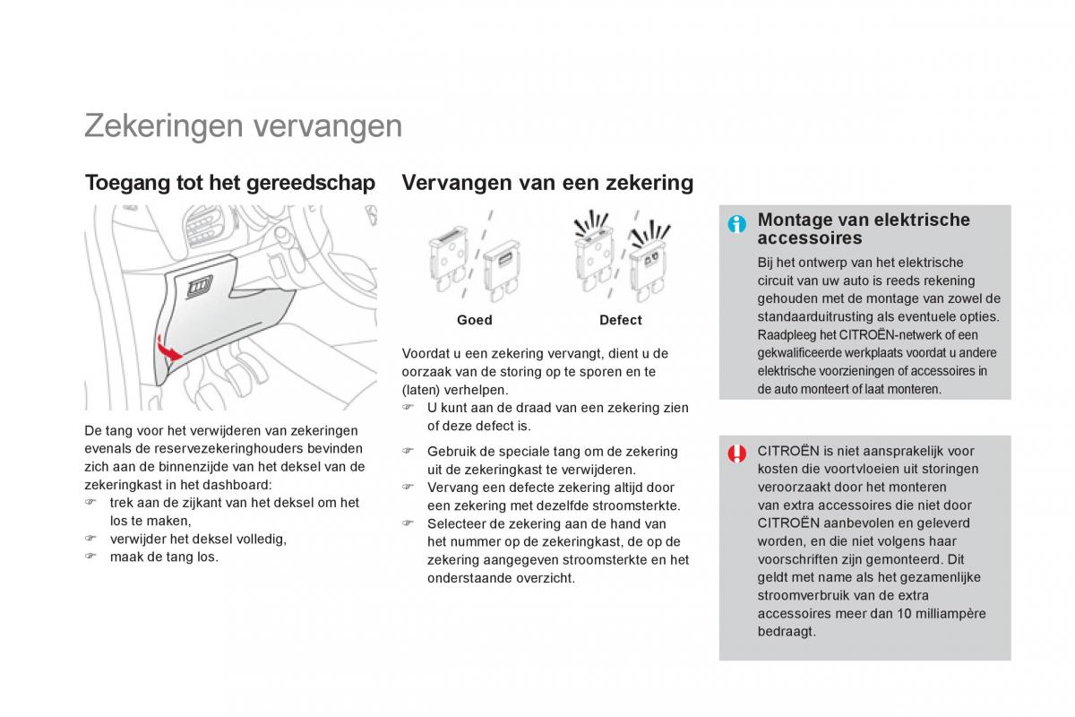 Citroen DS3 owners manual handleiding / page 212