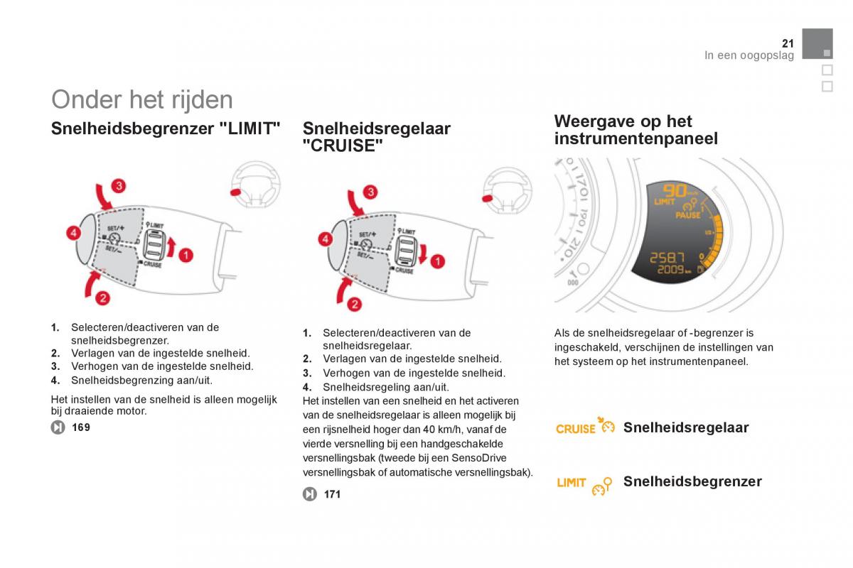 Citroen DS3 owners manual handleiding / page 23