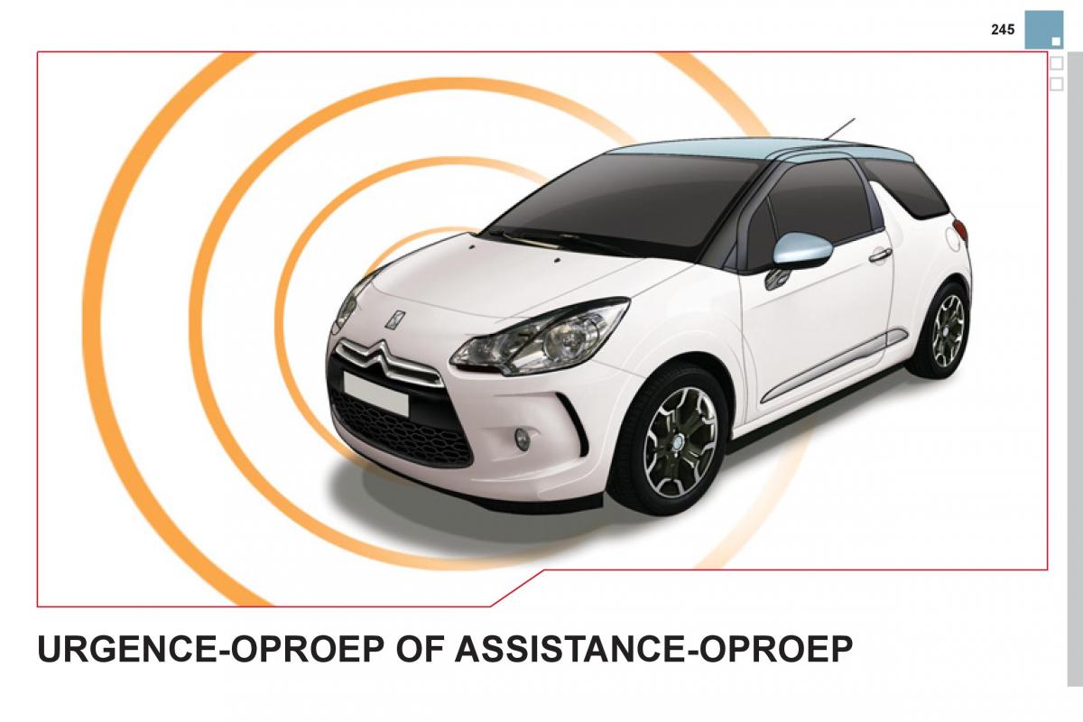 Citroen DS3 owners manual handleiding / page 247